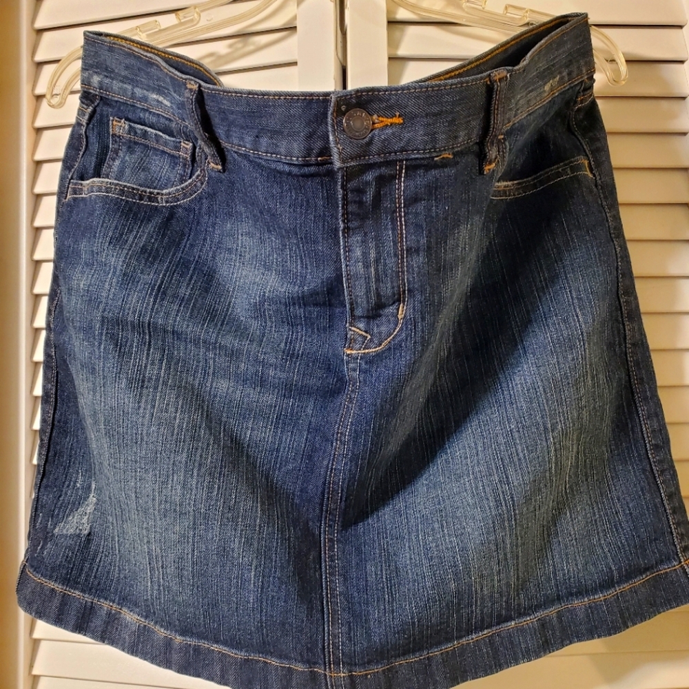 Old Navy Denim Mini Skirt Sz 16